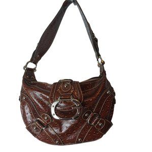 Guess - Faux Ostrich Purse Like New 35$